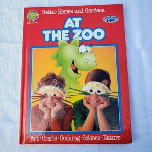 "At the Zoo" by Better Homes and Gardens Editors ♡ 1989, Hardcover ♡ Kids ♡ Fun